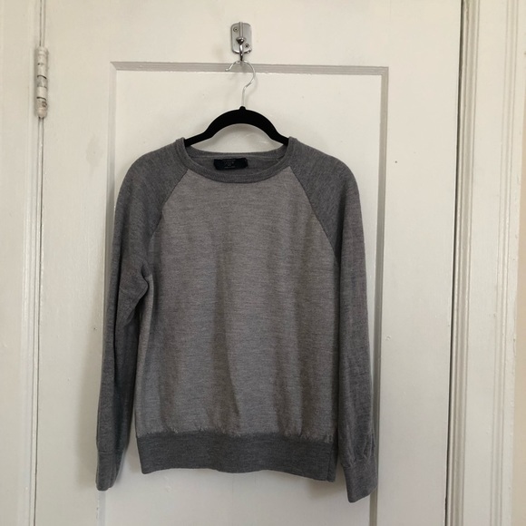 J. Crew Merino Wool Sweater in Gray - Picture 1 of 3